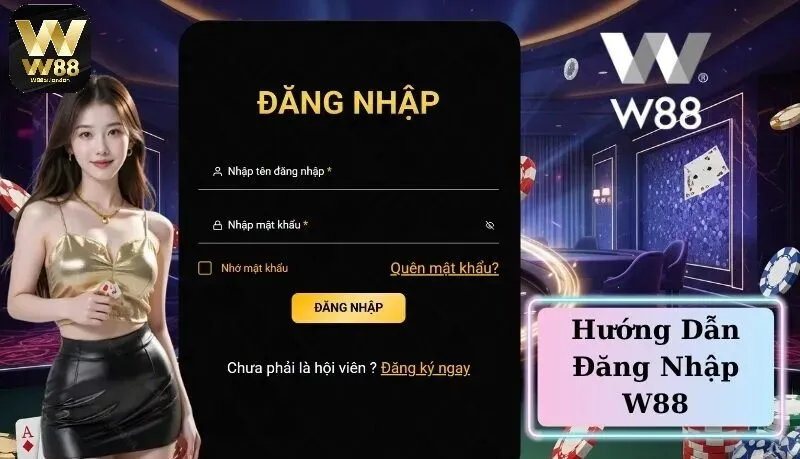 Hướng dẫn chi tiết cách đăng nhập W88 năm 2025