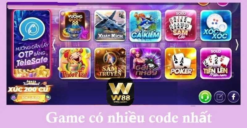 Top game có nhiều code nhất và hướng dẫn săn code độc quyền